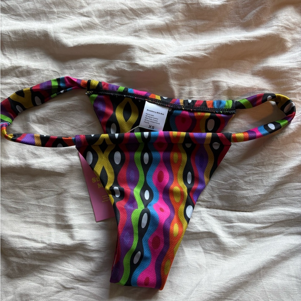 Strawberry Milk Mob bikini bottom